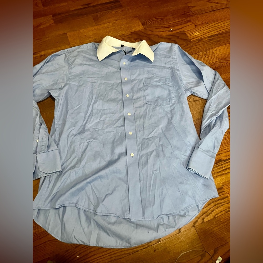Donald J Trump Signature Collection Dress Shirt 161/2 (36/37) with French Cuffs